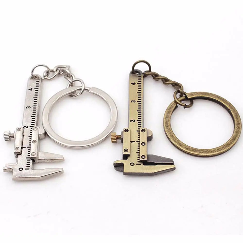 Ruler Scale Keychain Car 0- Gadget Mini Vernier Caliper Measuring Zpaxo