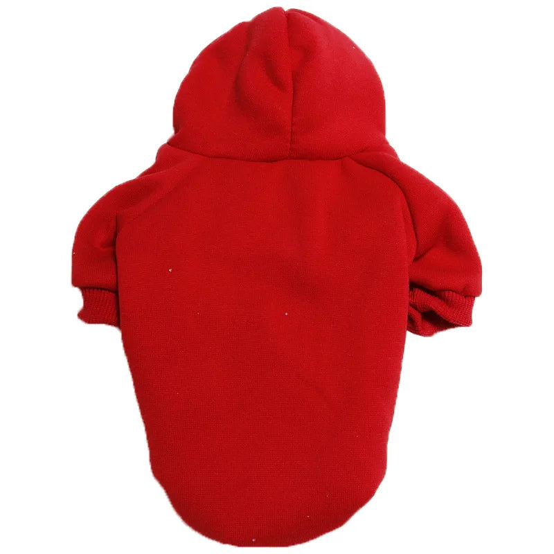 Winter Teddy Dog Clothes Sport Hoodies Sweatshirts Warm Coat Clothing