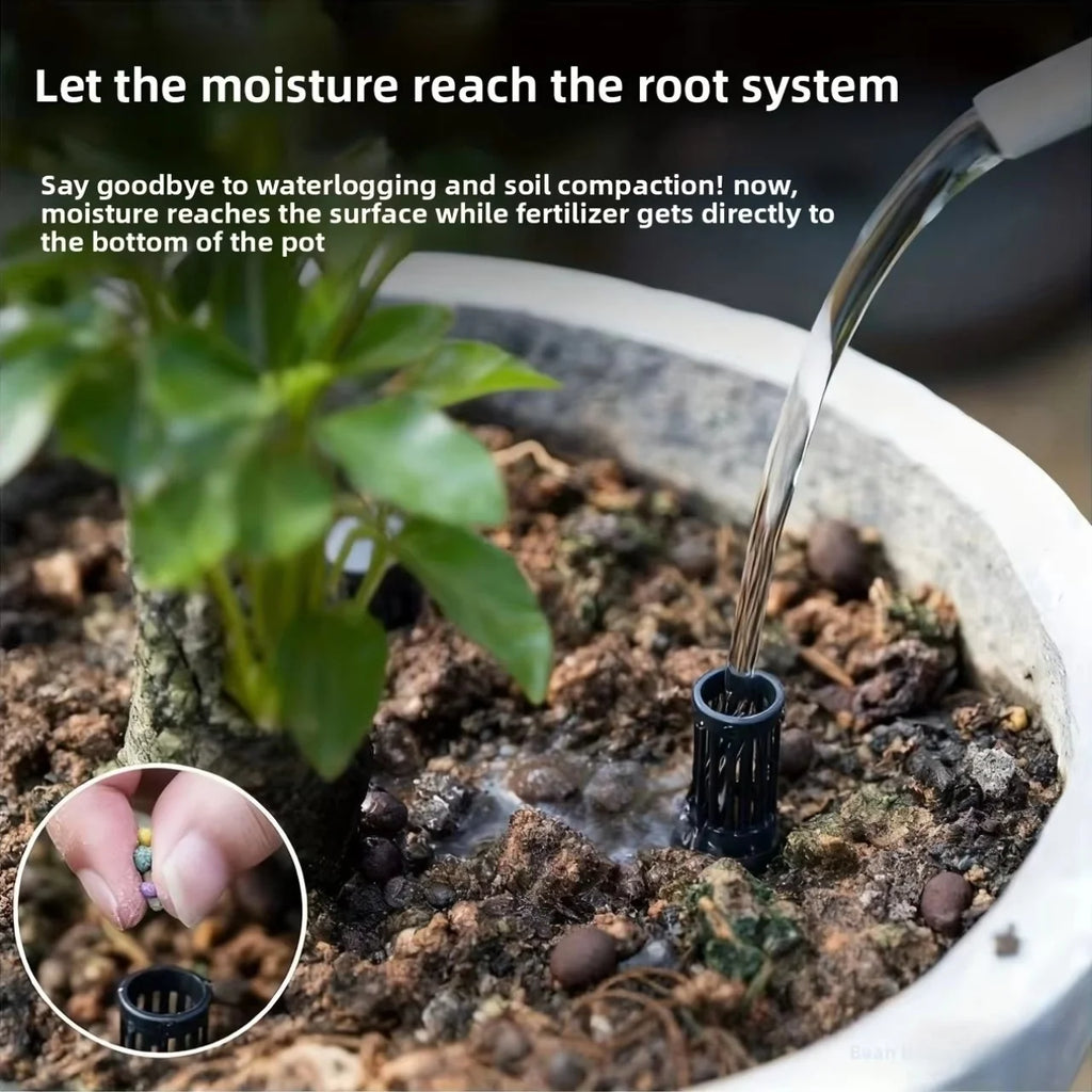 20 Plant Aeration Tubes Pots Root Rot Prevention Prevent Overwatering