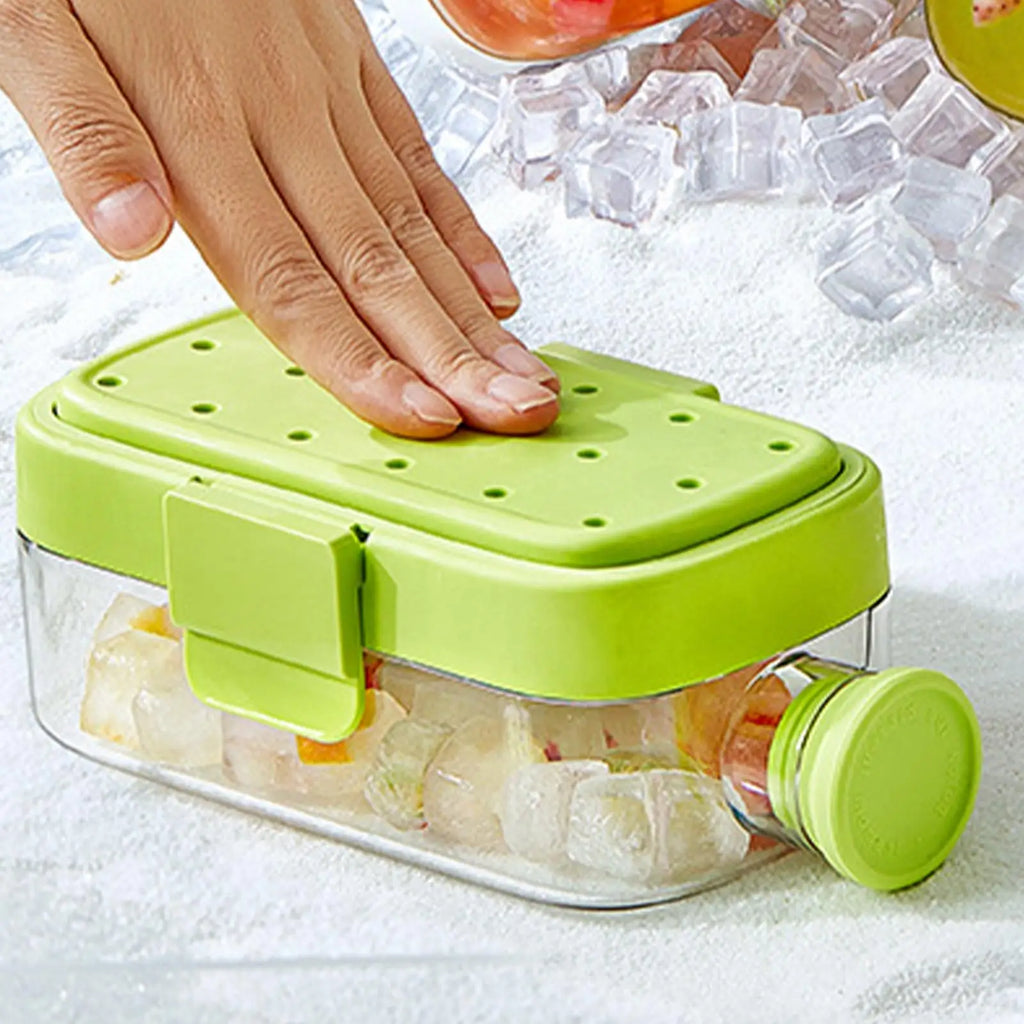 1 Water Bottle Ice Tray Reusable Straw Home Maker Kitchen Office