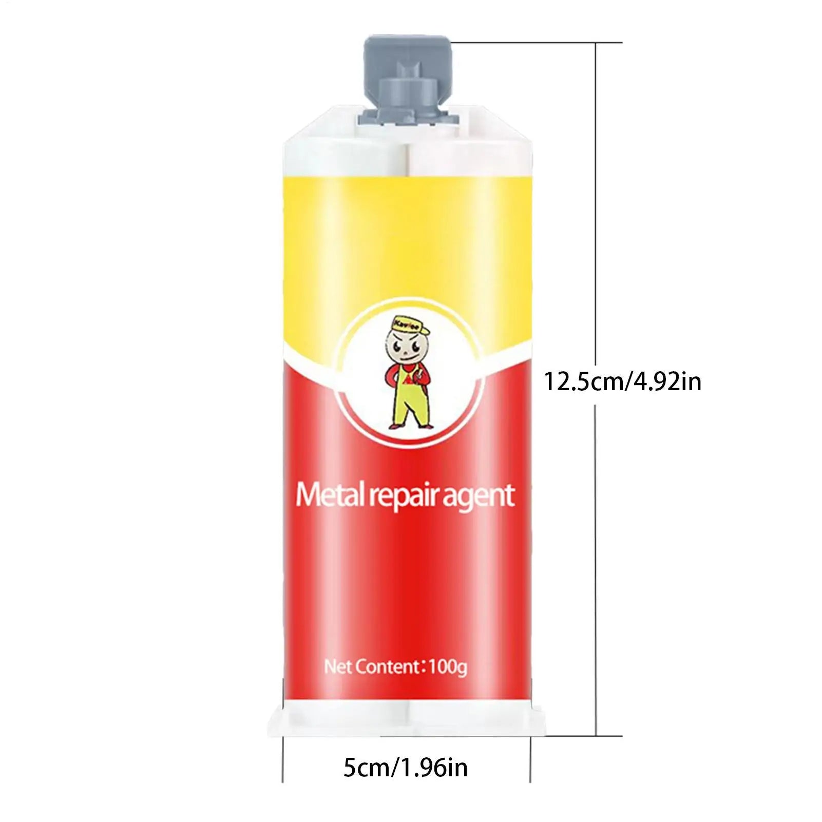1pc Metal Repair Adhesive Glue Welding Glue for Metal Heavy Duty High Temperature Resistant Sealants for Stainless Steel Jewelry Zpaxo