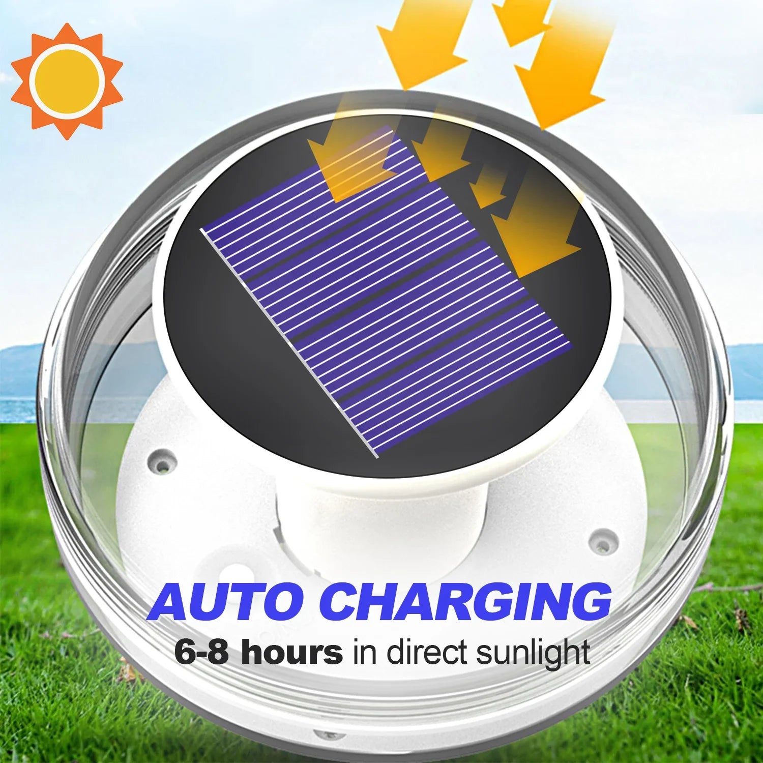 Solar Water Floating Lights Waterproof Garden Lamp Warm White RGB Zpaxo