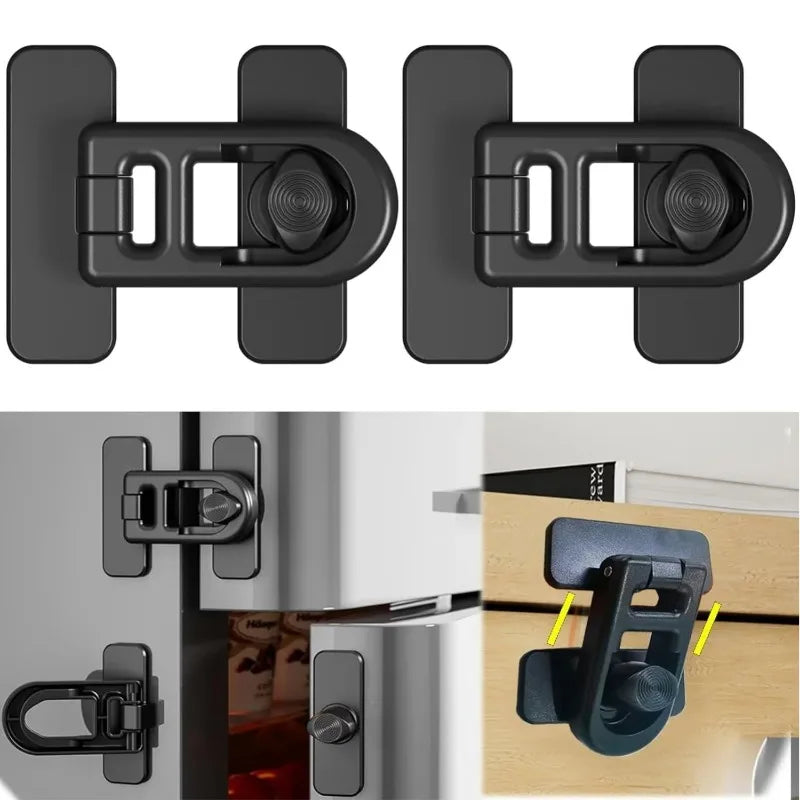 Child Safety Lock for Fridge, Freezer & Oven – No-Drill Baby Proof Child Safety Lock Zpaxo