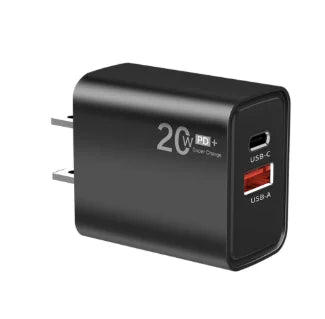 20W USB-C PD Fast Charger – iPhone 15, Samsung S24 & More USB-C Wall Charger Zpaxo Black US