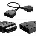 12Pin OBD1 Male 16Pin OBD2 Female Convertor Adapter Cable GM