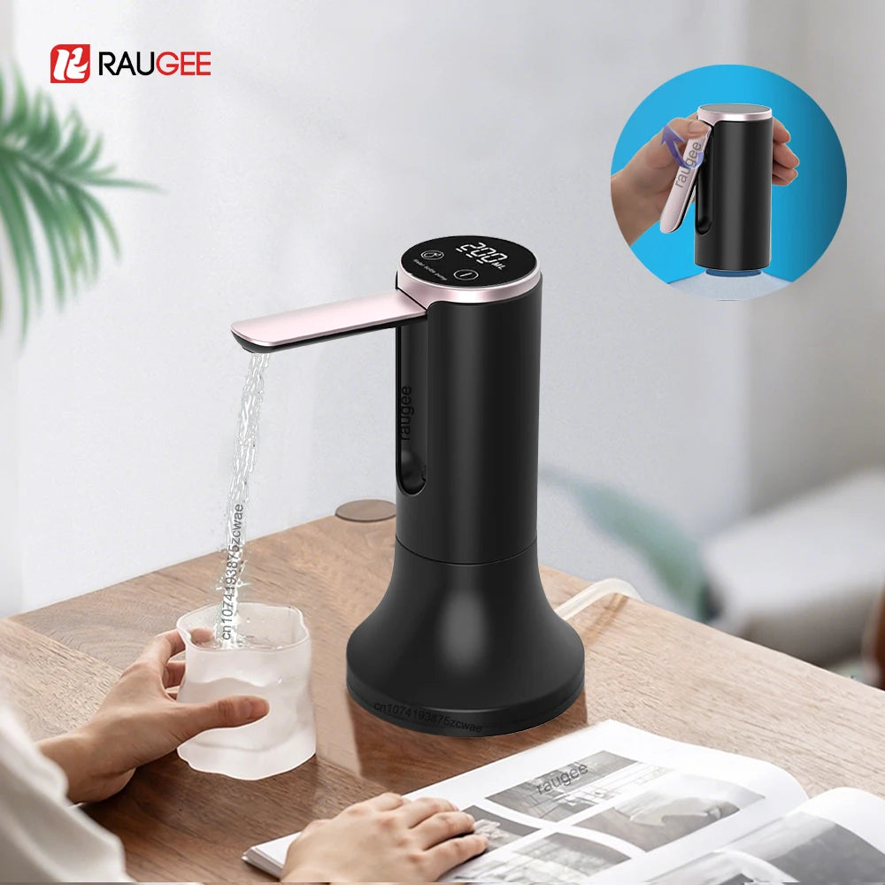Electric Water Gallon Bottle Pump 19 Liters Foldable Dispenser