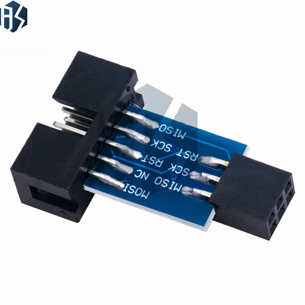 10-Pin 6-Pin Adapter Board AVRISP USBASP STK500 Programmers Universal Zpaxo