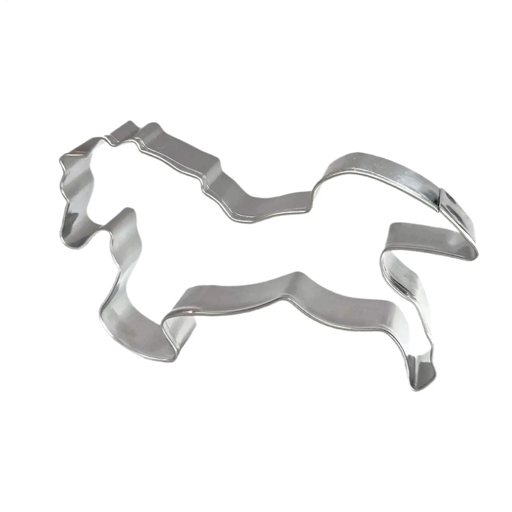 Horse Cookie Cutter Stainless Steel Horse Cookie Cutter Mould Rocking Horse Shapes Biscuits Cutter Fondant Pastry Baking Tools Zpaxo