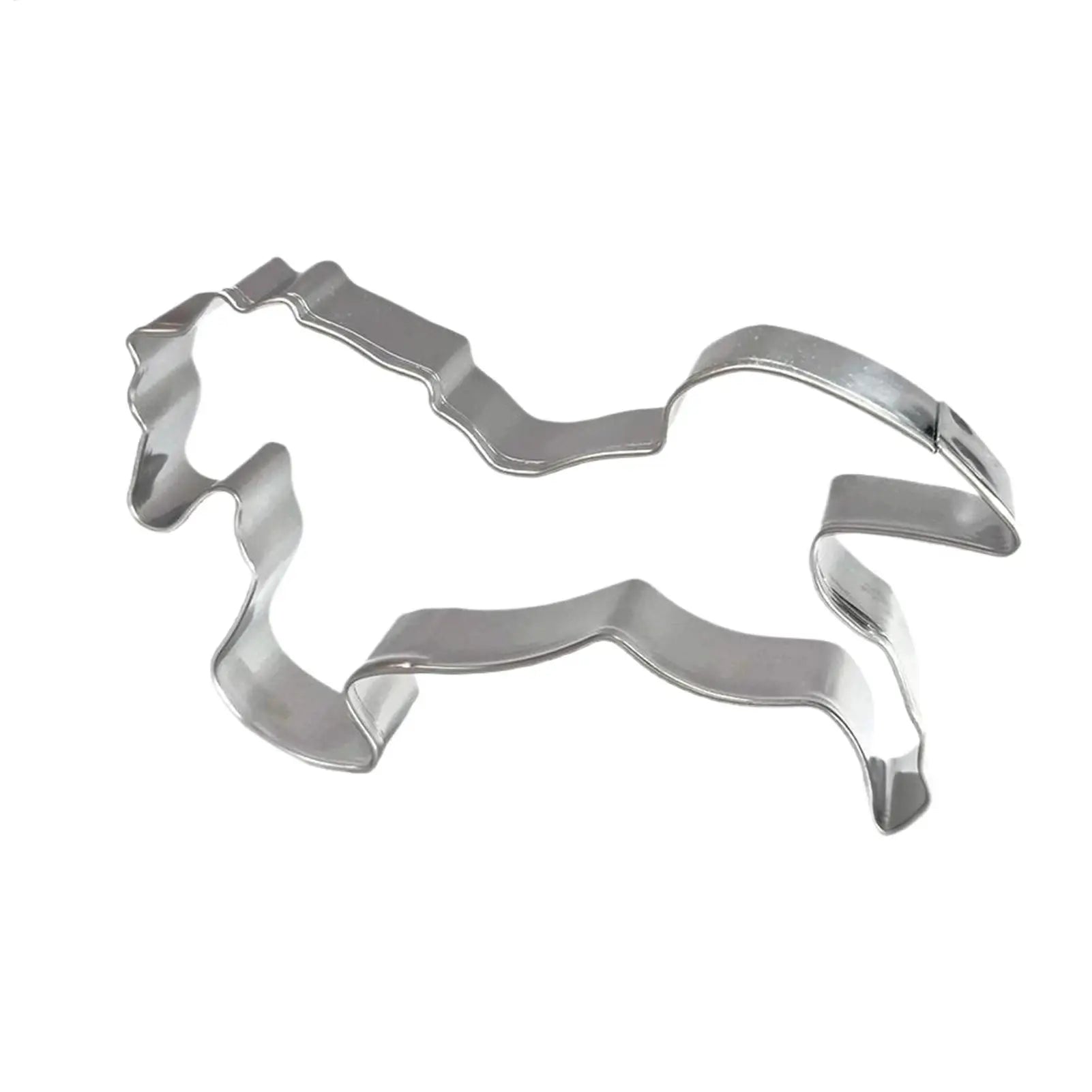 Horse Cookie Cutter Stainless Steel Horse Cookie Cutter Mould Rocking Horse Shapes Biscuits Cutter Fondant Pastry Baking Tools Zpaxo