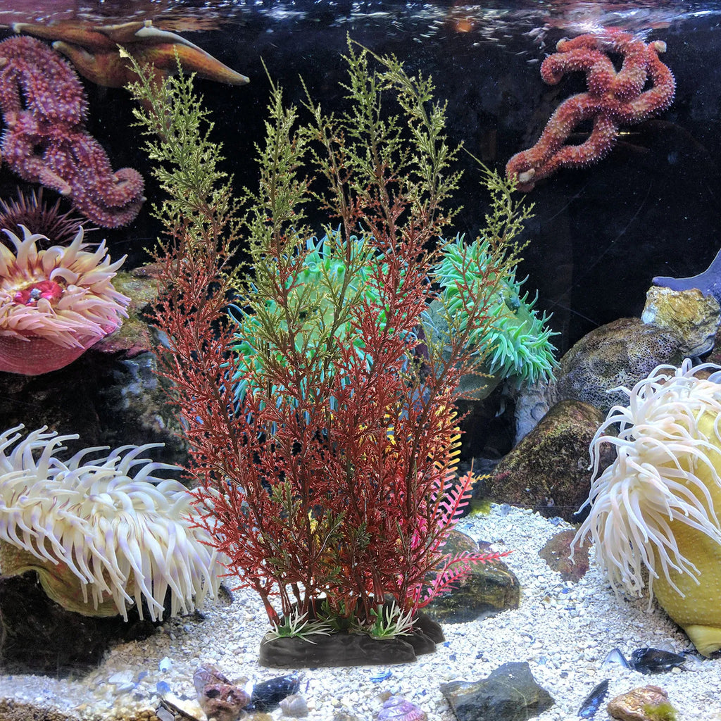 Compact Lightweight Fake Plants Fish Tank Aquarium Decor Beautiful