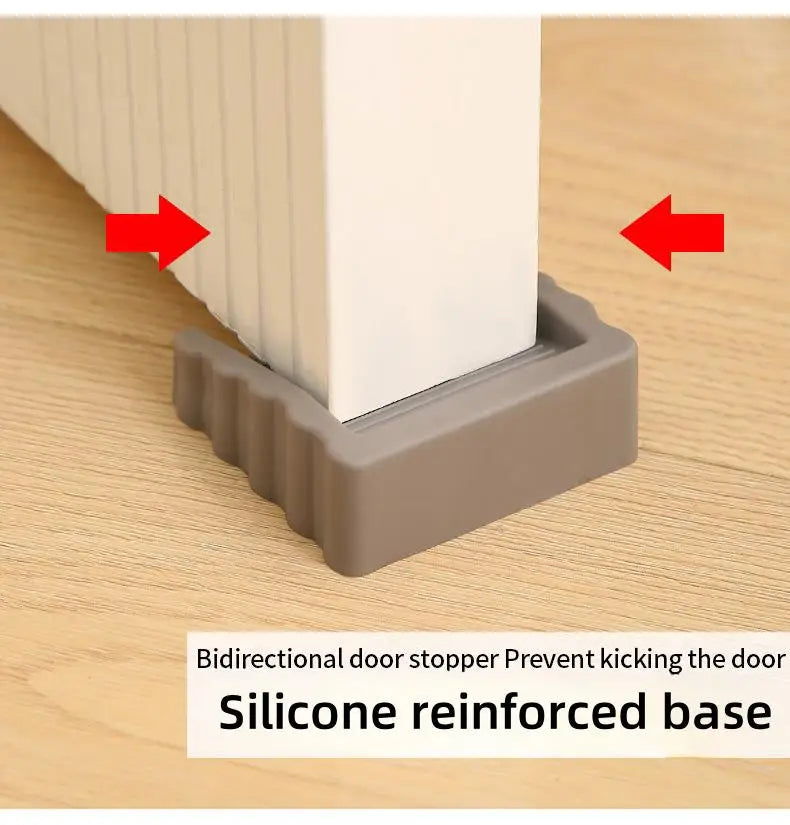 Creative storm door stopper Plastic matte surface anti-collision safety door wedge Multi-function door stopper Zpaxo