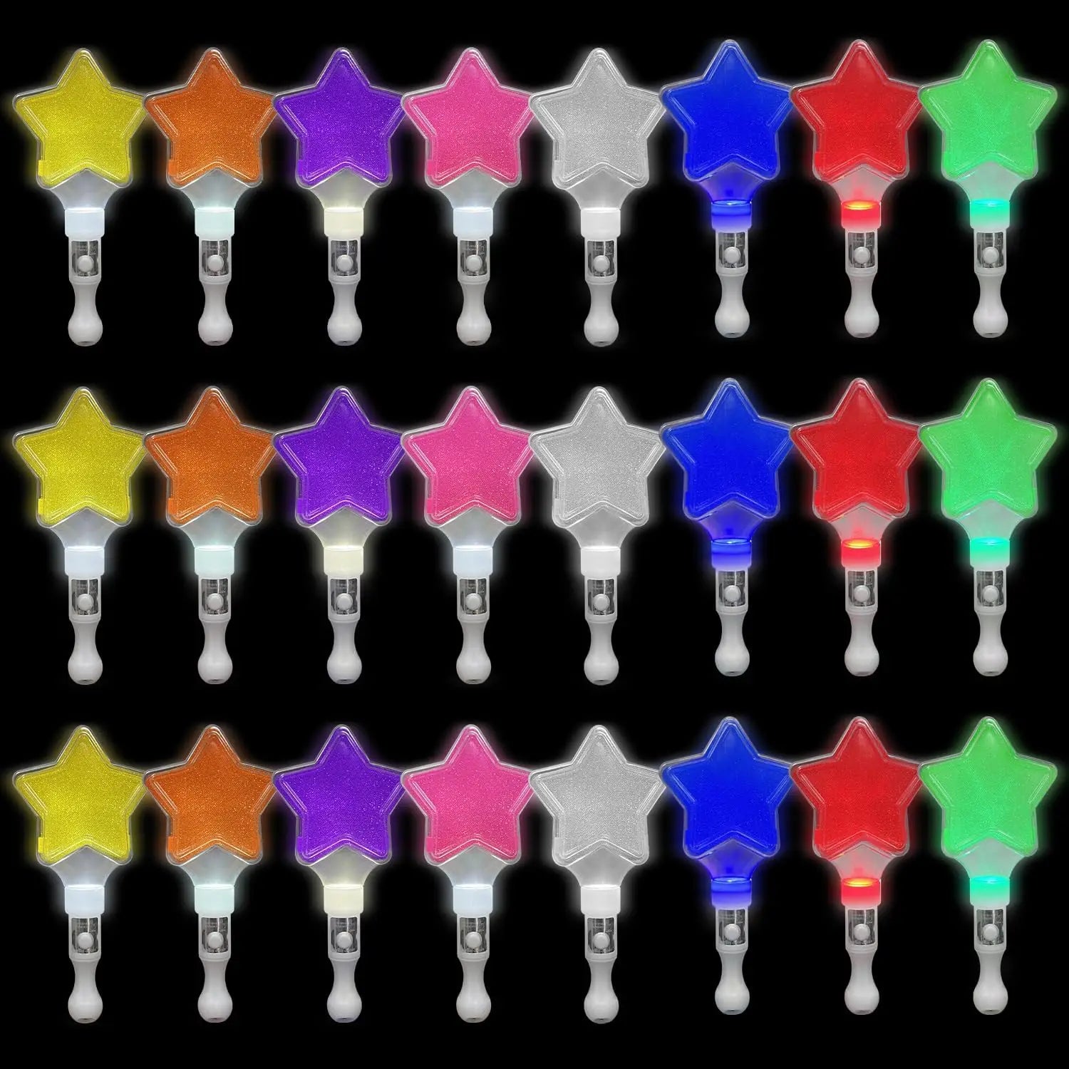 Glow Stick Star Wand Heart Shape Light Concert Party Atmosphere Props