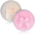 Large Fluffy Powder Sponge Puff Ultra Soft Washable Reusable Velour