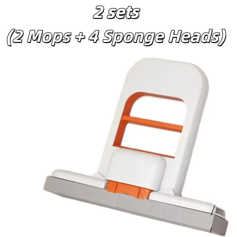2 sets Mini Handheld Mop – Retractable Sponge, for Dry & Wet Cleaning of Kitchen, Bathroom, Tables, Car Zpaxo 2 sets