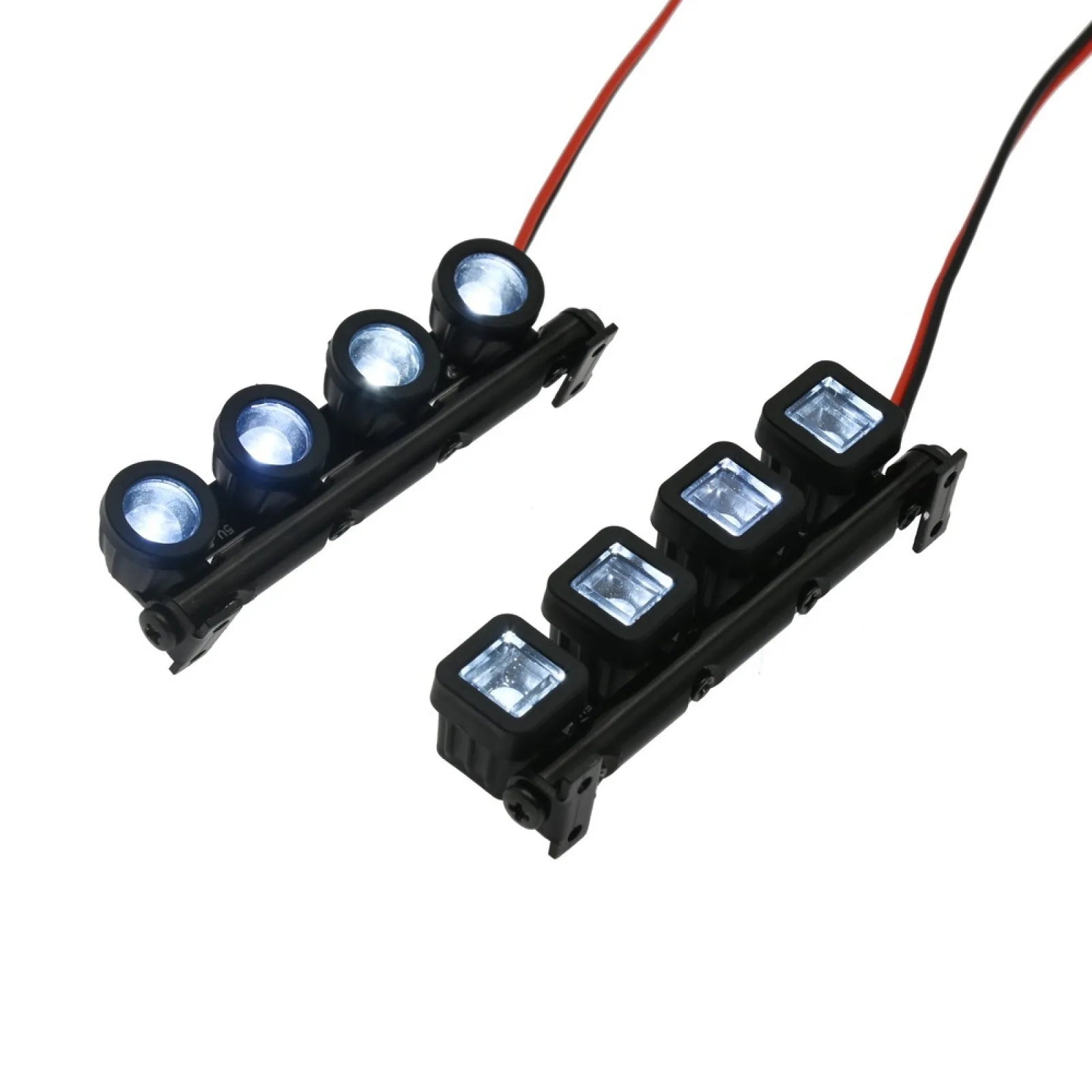Round Square Spotlights Roof Light TRX4M Defender 1 18 RC Crawler Car