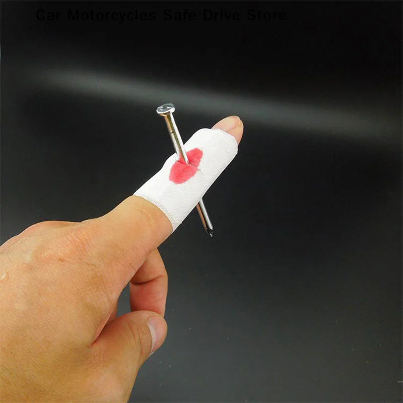 MNew Prank Joke Toy Fake Nail Through Finger Halloween Kids Gags