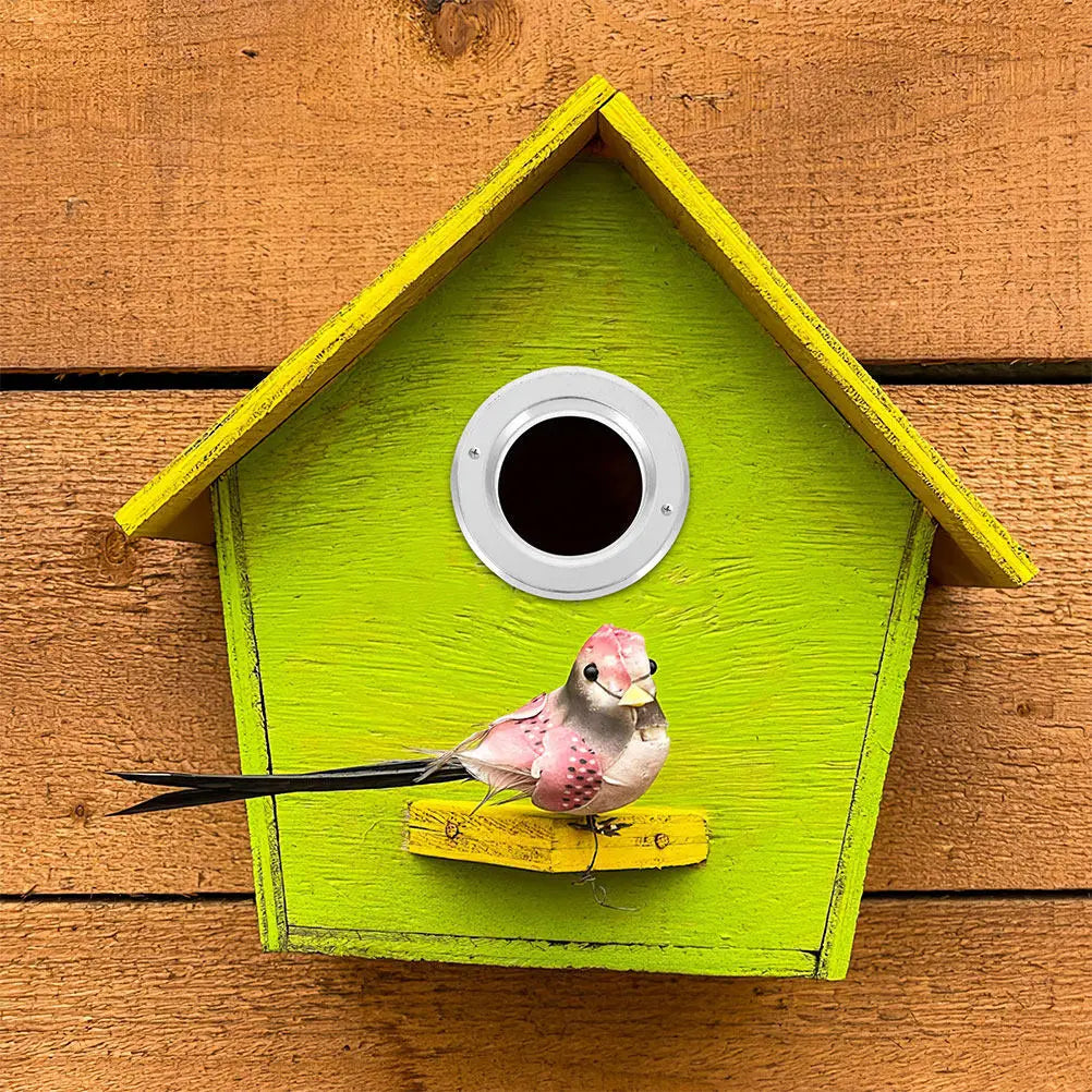 Parakeet Nesting House Rings Strong Metal Bird Box Hole Protectors