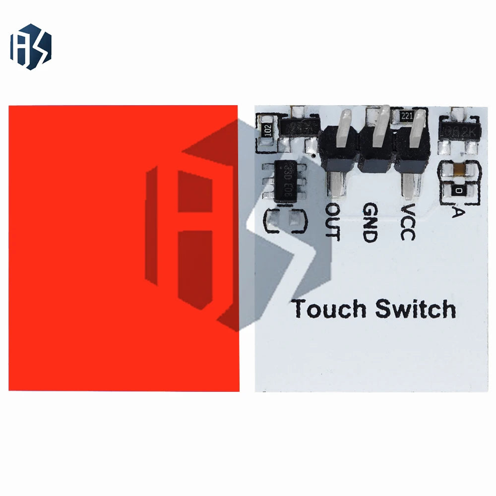 HTTM Capacitive Touch Switch Module, 2.7V-6V High Anti-Interference Touch Sensor with LED Indicator for DIY Electronic Projects Zpaxo