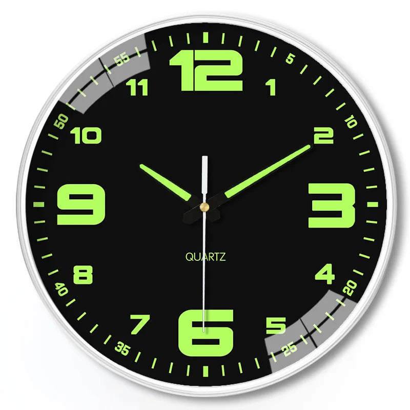 Luminous Wall Clock Mute Simple Decorative No Punch Home Decor Living