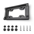 EVA Material License Plate Frame Black Crashproof Design Holder Zpaxo Black
