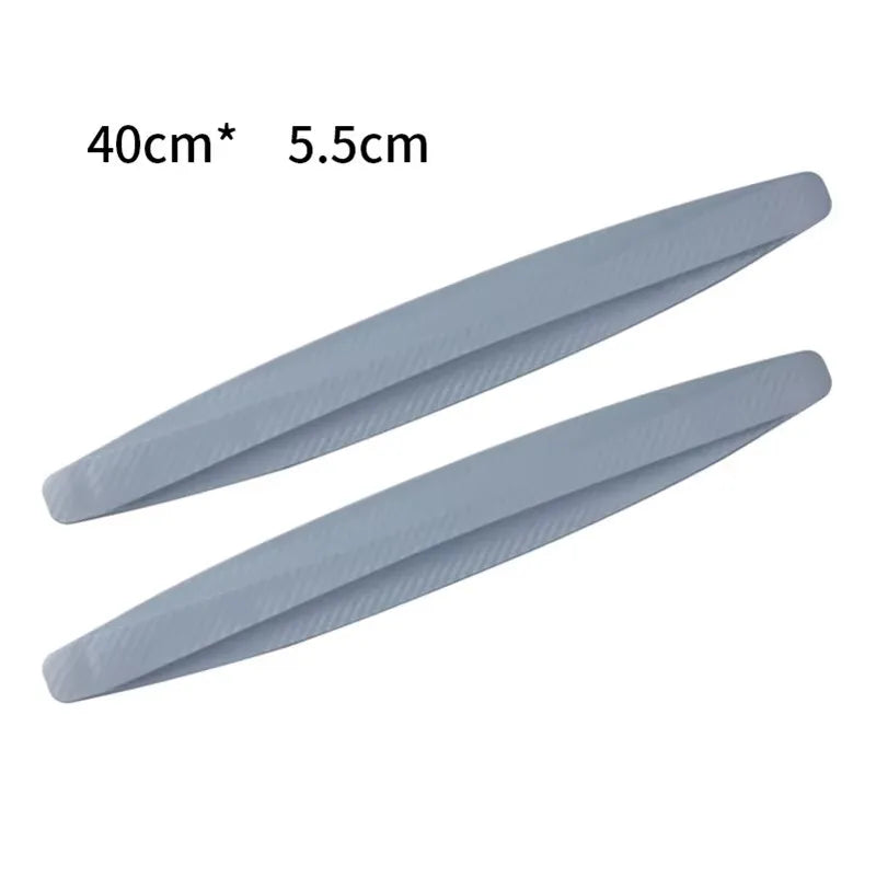 Universal Front Rear Bumper Corner Protector Guard Car Anti-collision Protection Decoration Strip Car Protect Accessories Zpaxo Grey-2pcs