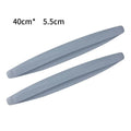 Universal Front Rear Bumper Corner Protector Guard Car Anti-collision Protection Decoration Strip Car Protect Accessories Zpaxo Grey-2pcs