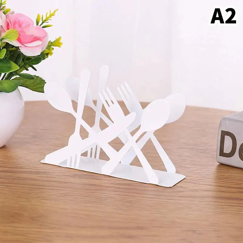 CM1Pc Elegant Iron Art Tissue Box Homestay Napkin Holder Kitchen Zpaxo A2