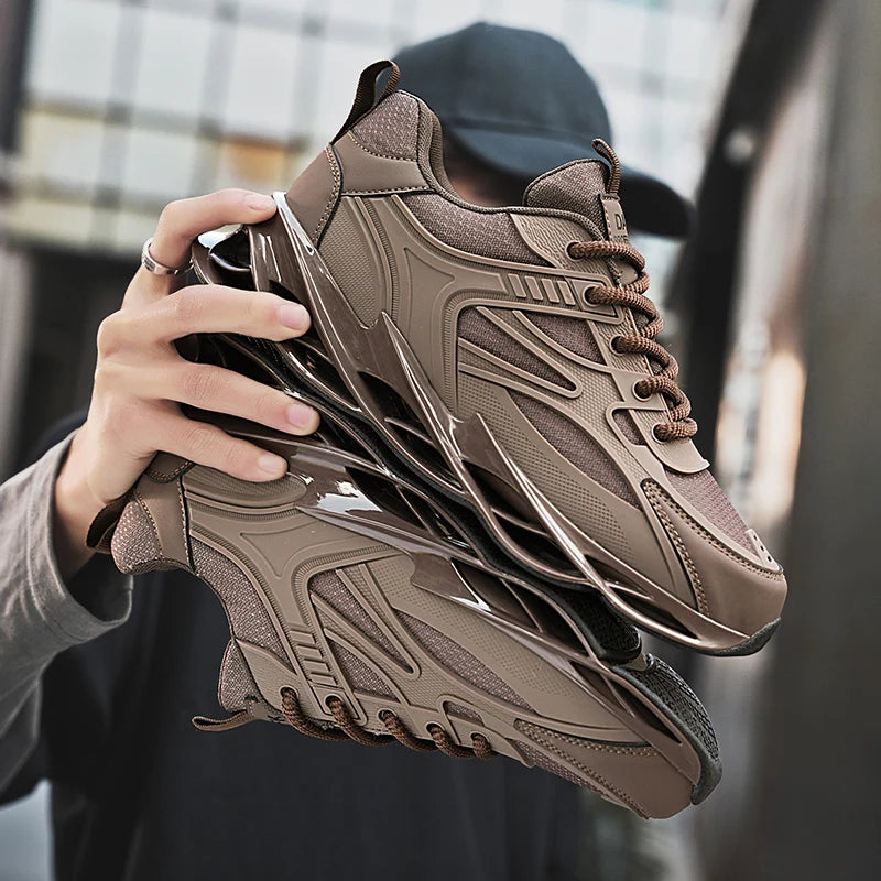 Men's Casual Sneakers Luxury Trainer Shoes Breathable Race Running