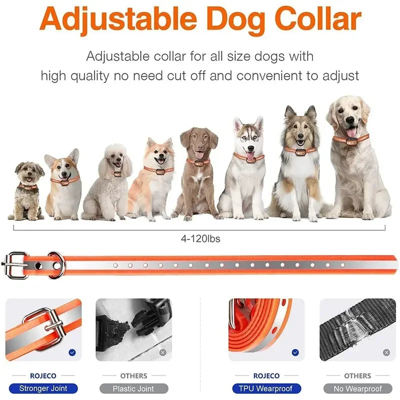 Zpaxo Dog Training Collar – Remote, Waterproof, 1000m Range