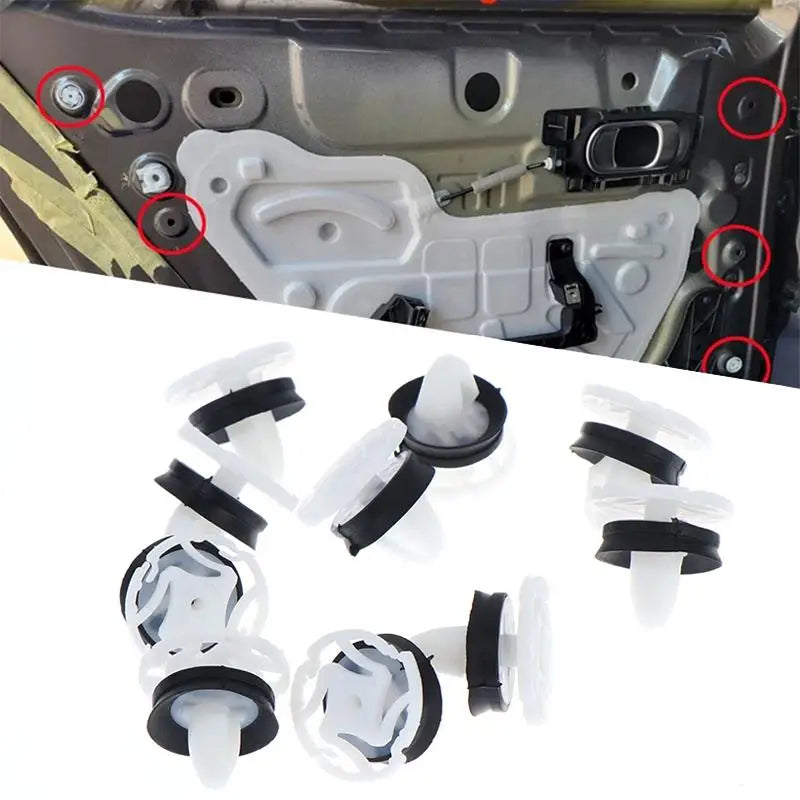 Car Door Trim Panel Mounting Clips Forlaguna Megane Duster Fastener Zpaxo