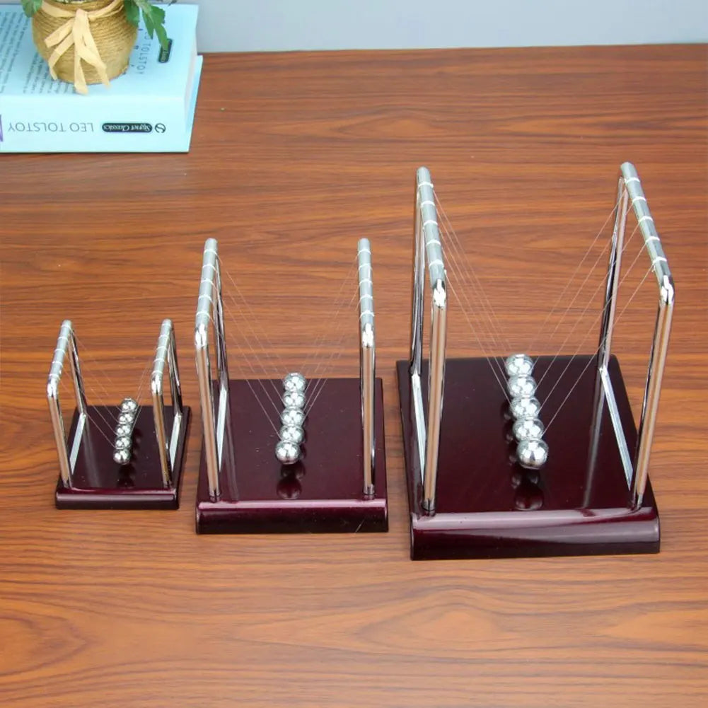 Newton Cradle Balance Steel Balls School Teaching Supplies Physics
