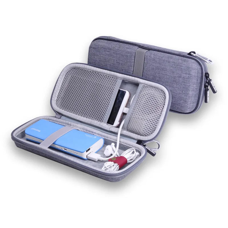 Hard Portable Carrying Storage Box Charger Battery Case Shell Travel Zpaxo GRAY