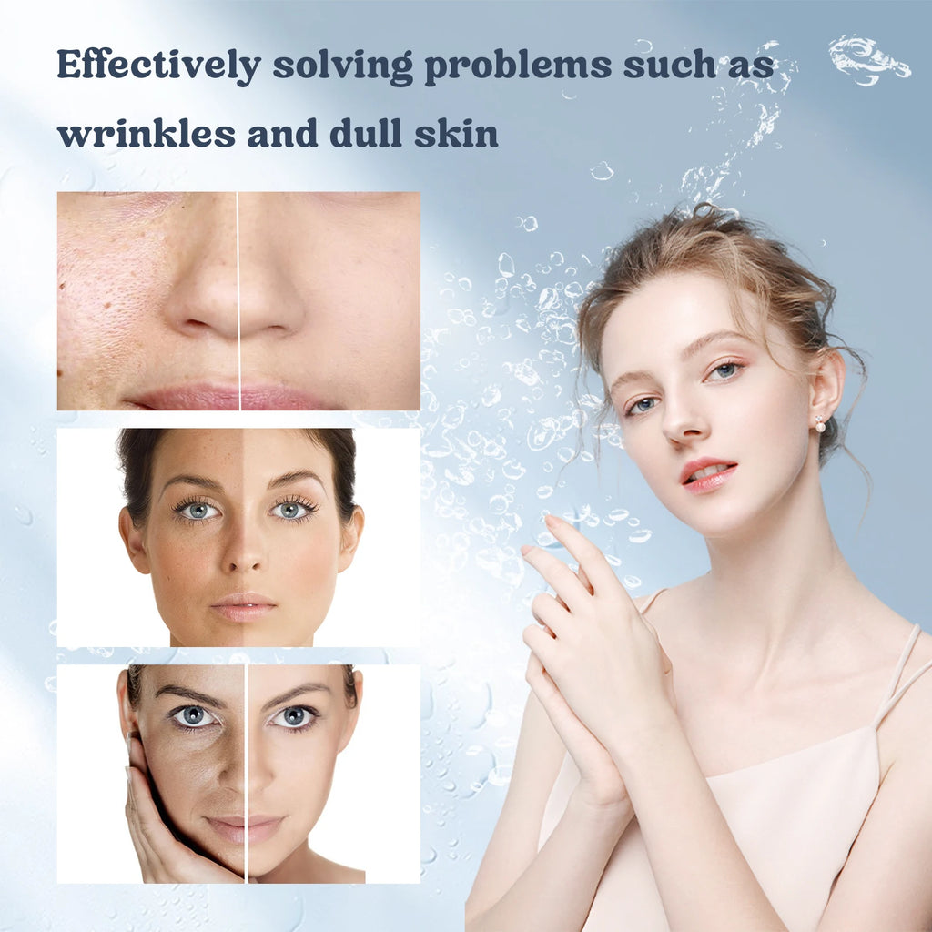 EELHOE 1-30PCS Bio Collagen Real Deep Mask Soluble Collagen Sheet Mask with Hydrolyzed Collagen Moisturizing Face Mask Skin Care Zpaxo