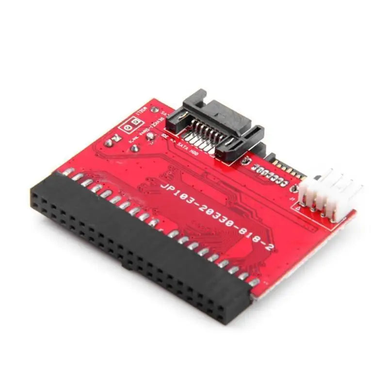 652F IDE to SATA Adapter Card Bidirectional Conversion Hard Drive Converter with Cable Desktop Computer Connector Accessory Zpaxo