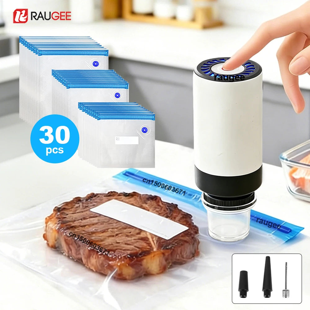 Vacuum Sealer Pump Mini Handheld Food Sealing Multi-function