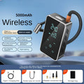 Wireless Air Pump 150psi Touch Screen/Key Portable Electric Tire Inflator For Car Bicycle Motorcycle Mini Air Compressor Injecto Zpaxo BLACK