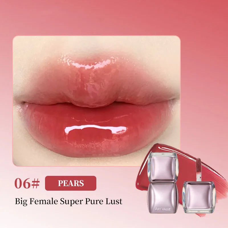 Transparent Powder Gloss Lip Mirror Moisturizing Long-lasting Zpaxo AE810-06