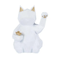 Luck Cat Geometric Resin Waving Desk Fortune Decor Home Office