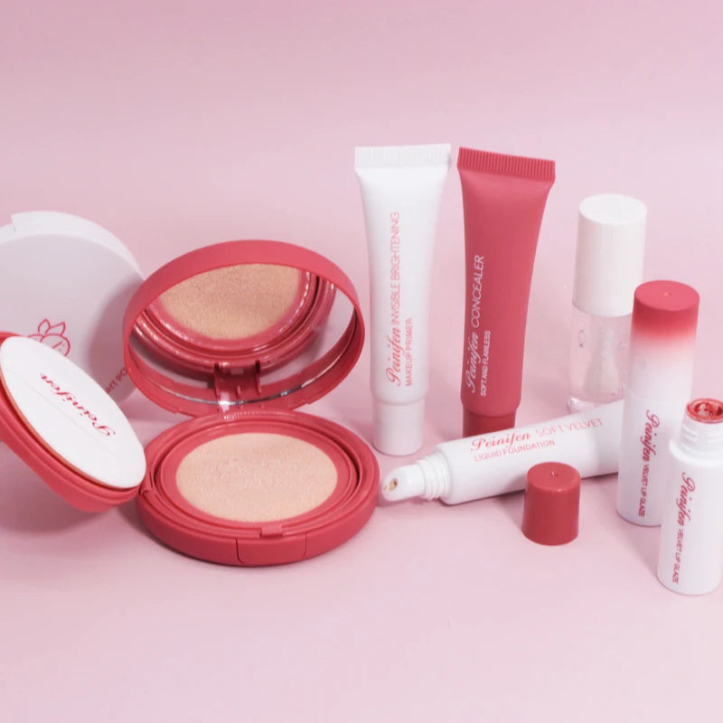 Makeup Box Powder Liquid Foundation Lip Glaze Air Cushion Concealer
