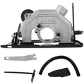 125 Types Angle Grinder Balance Bracket Converter to Heavy Duty Cutting Machine Tools Protection Cover Carpenter Builders w/Base Zpaxo Black gray