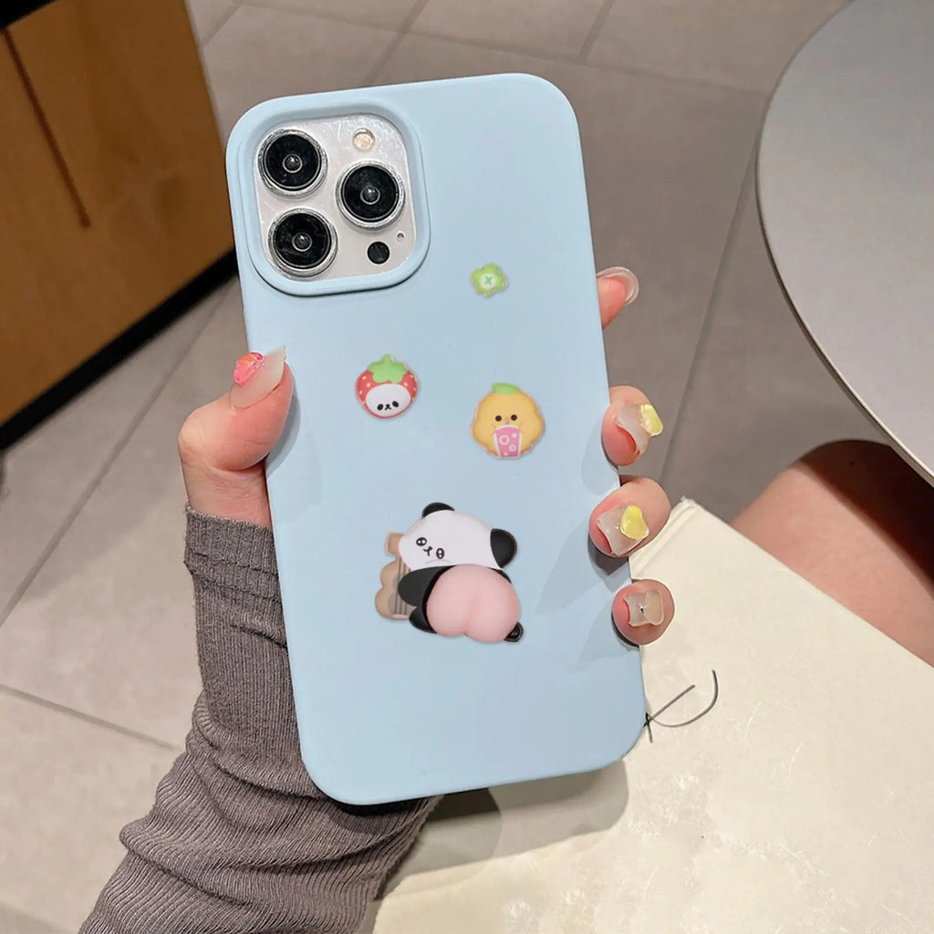 Kids 3D Stickers Aesthetic Panda Decorative Stickers Animal Decals for Phone Case Scrapbooking Notebook Laptop Craft Kids Boys Zpaxo