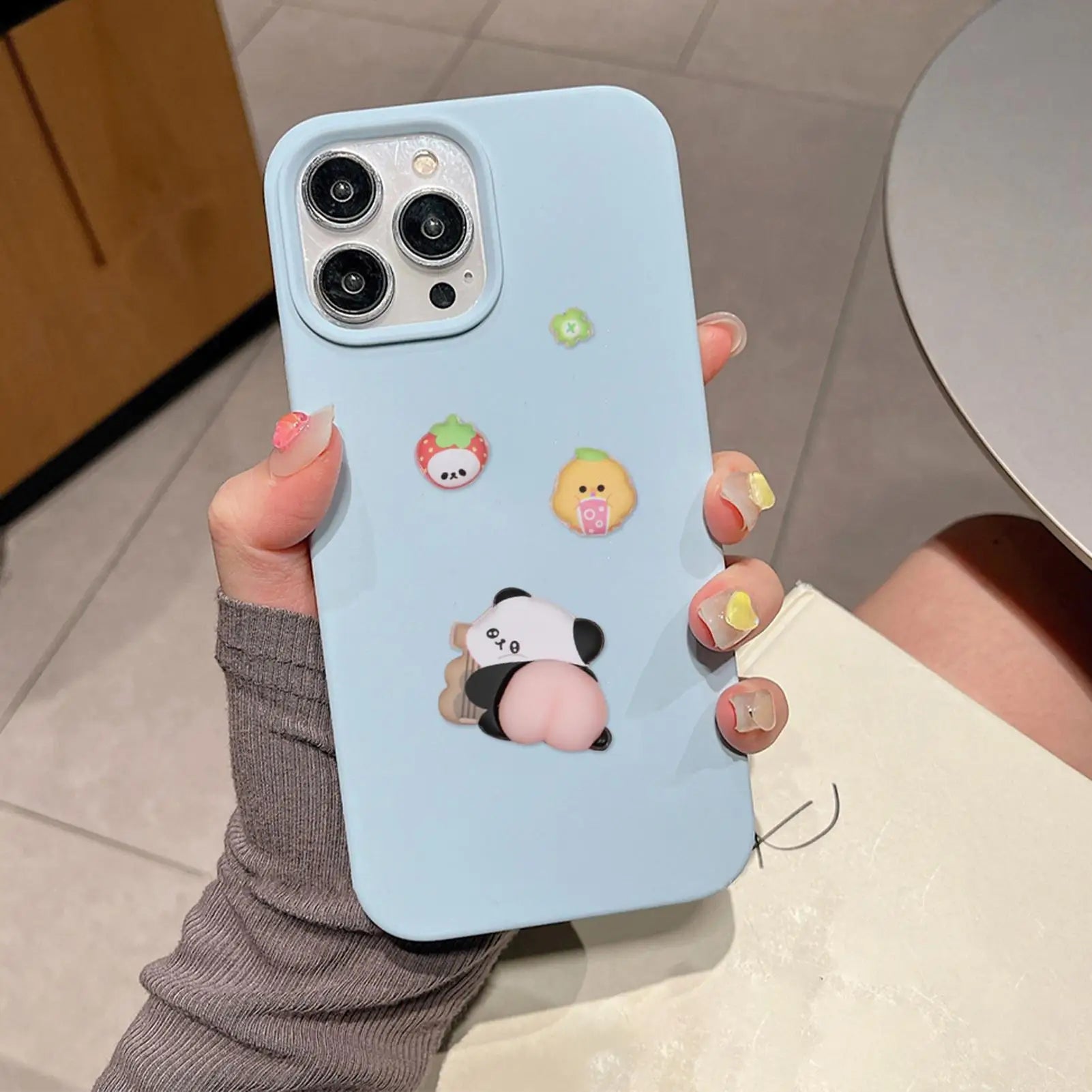 Kids 3D Stickers Aesthetic Panda Decorative Stickers Animal Decals for Phone Case Scrapbooking Notebook Laptop Craft Kids Boys Zpaxo