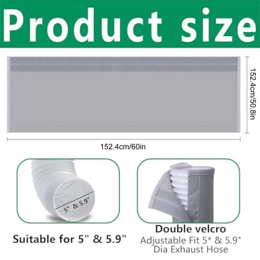 Portable AC Hose Insulation Sleeve Dust-proof Thermal Wrap Cover