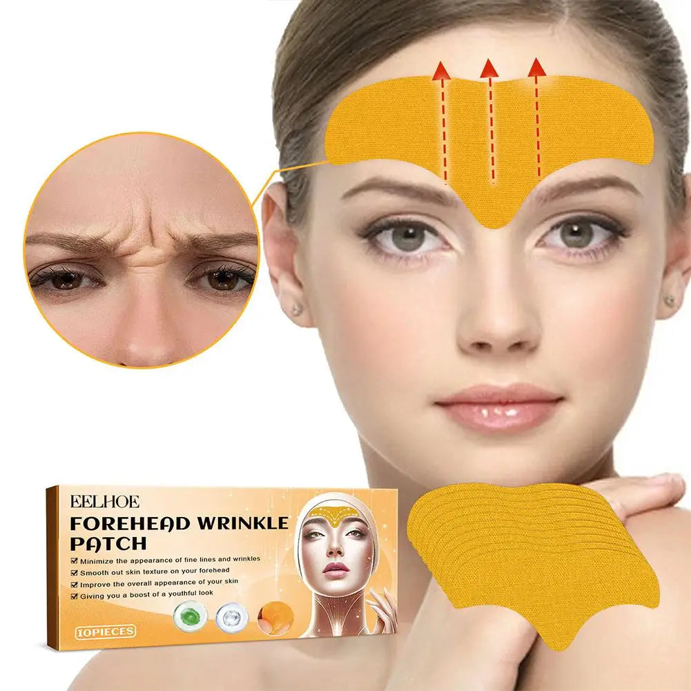 Anti-Wrinkle Forehead Patch,Collagen Gel Stickers to Tighten & Smooth Fine Lines, Firming Skin Care for Women Skin Care Zpaxo