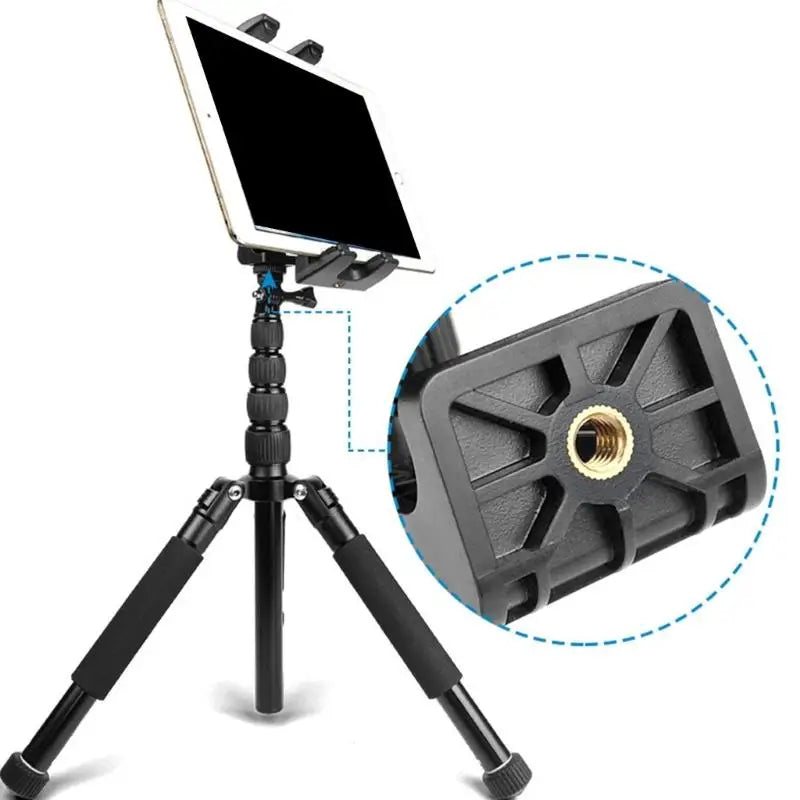 652F Cellphone Tripod Mount Phone Holder Adjustment Clamp 360 Degree Zpaxo