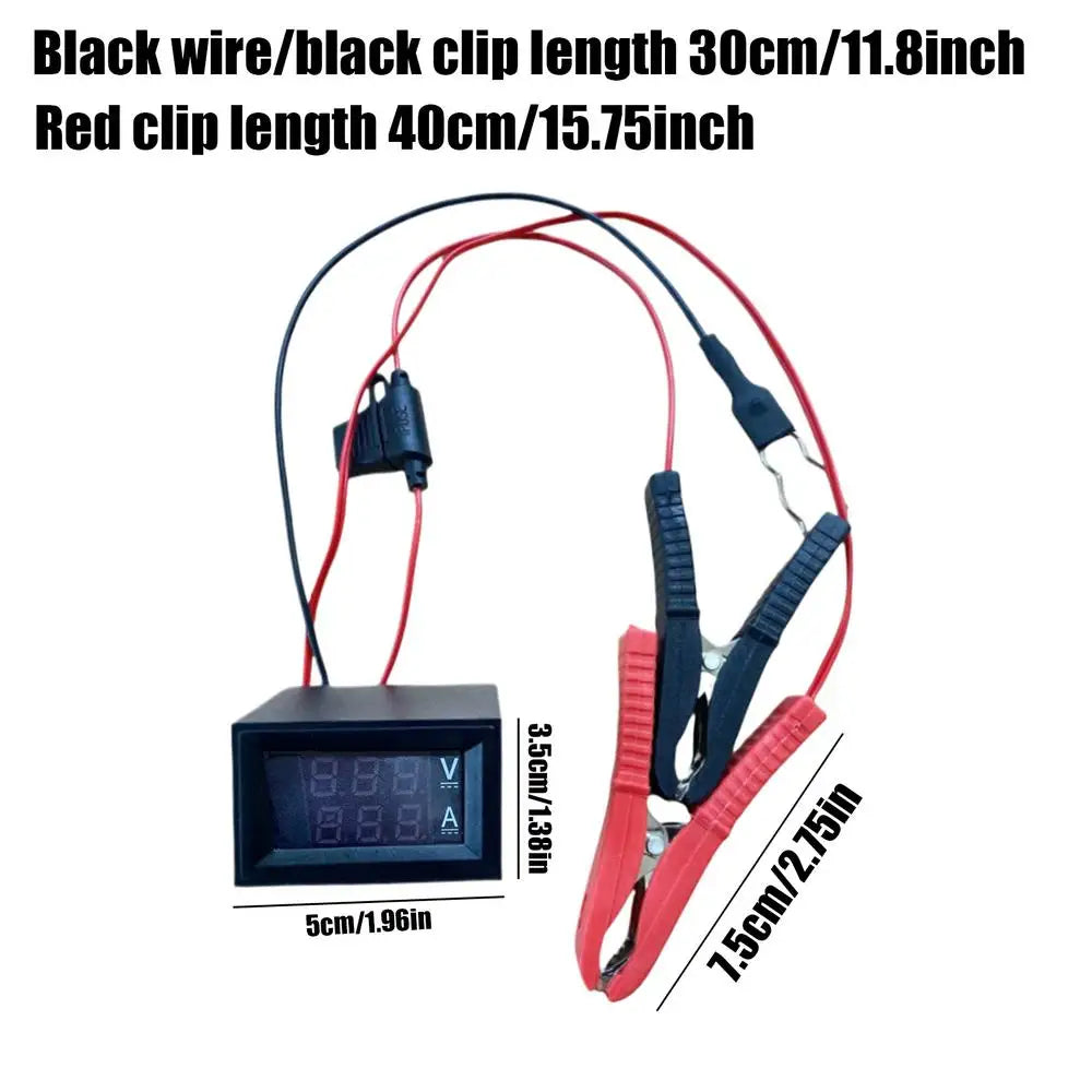 Car Battery Tester Car Battery Leakage Detection Tool Precise Quickly Multi-functional Finder Automotive Circuit Tester Zpaxo Red