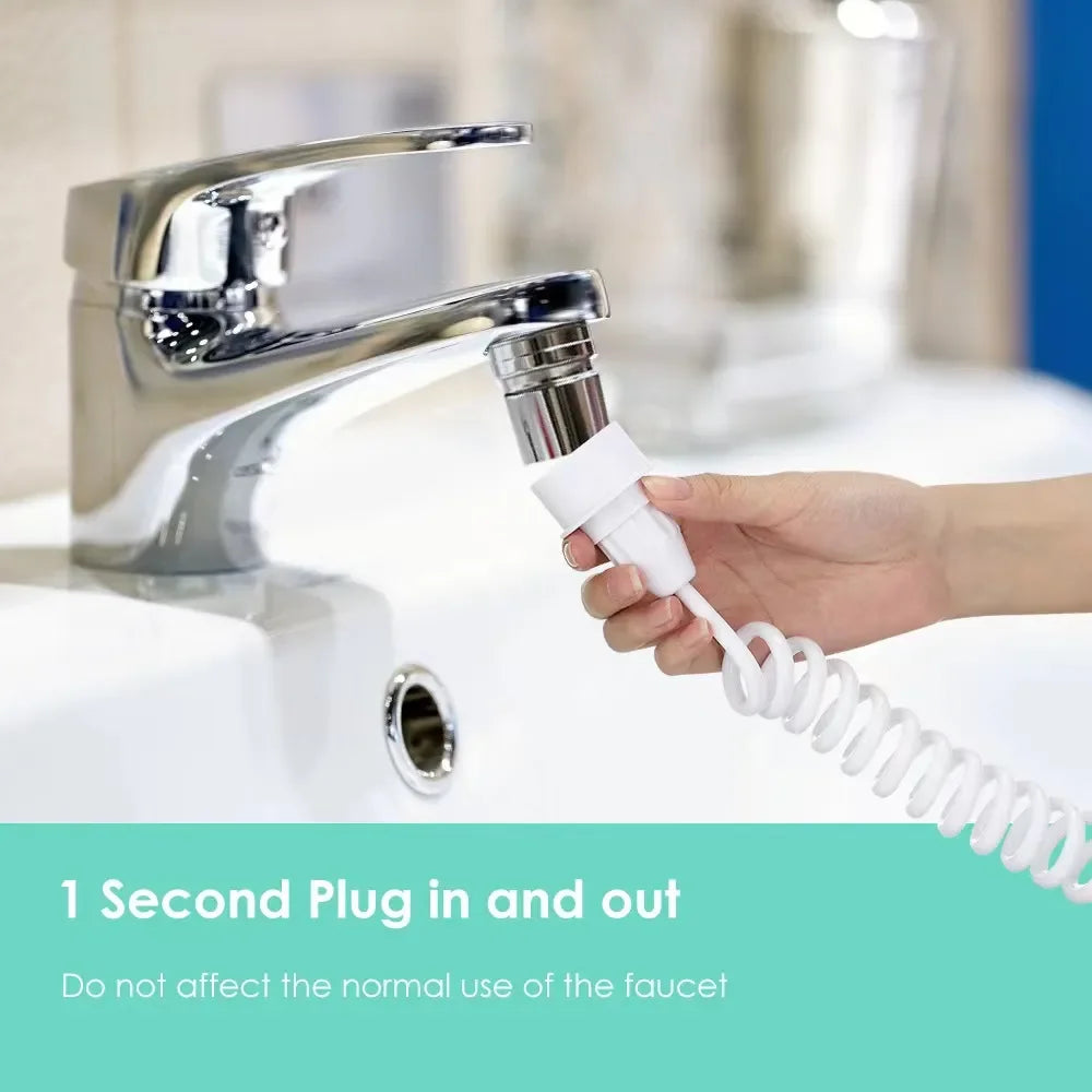 Faucet Dental Scaler Home Portable Dental Scaler No Power Supply For Tartar Removal Oral Cleaning Water Dental Floss Zpaxo