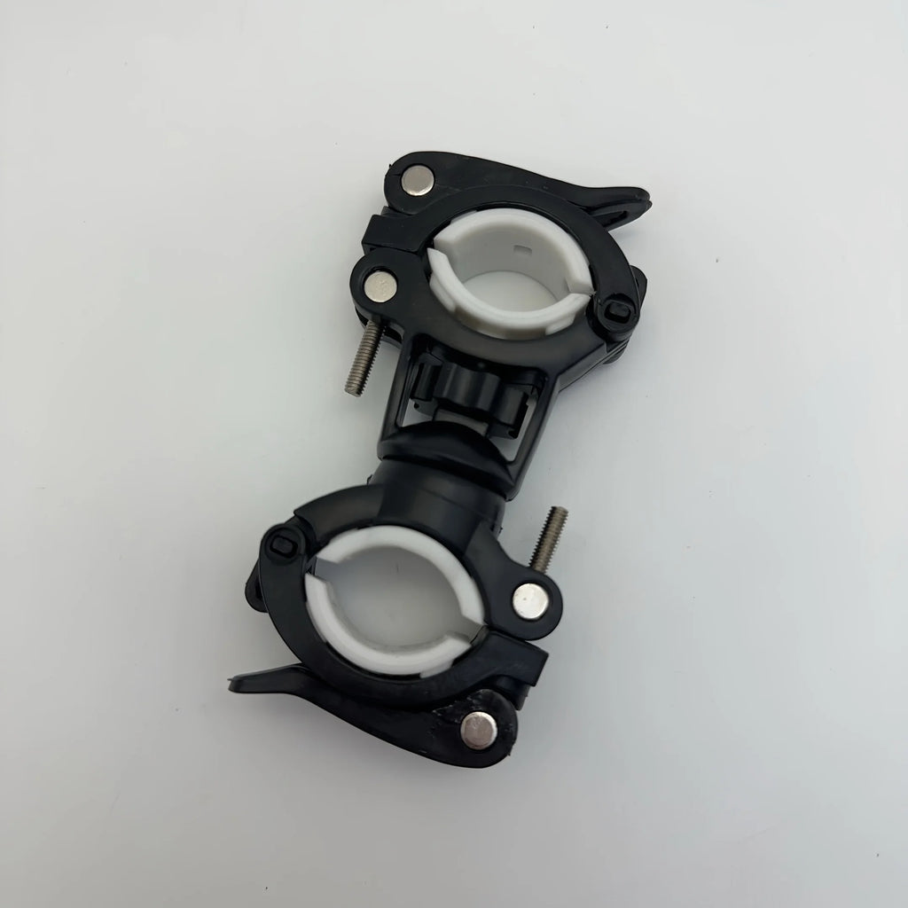 Upgraded Bicycle Holder 360 Rotation 3-Setting Flashlight Mini Pump