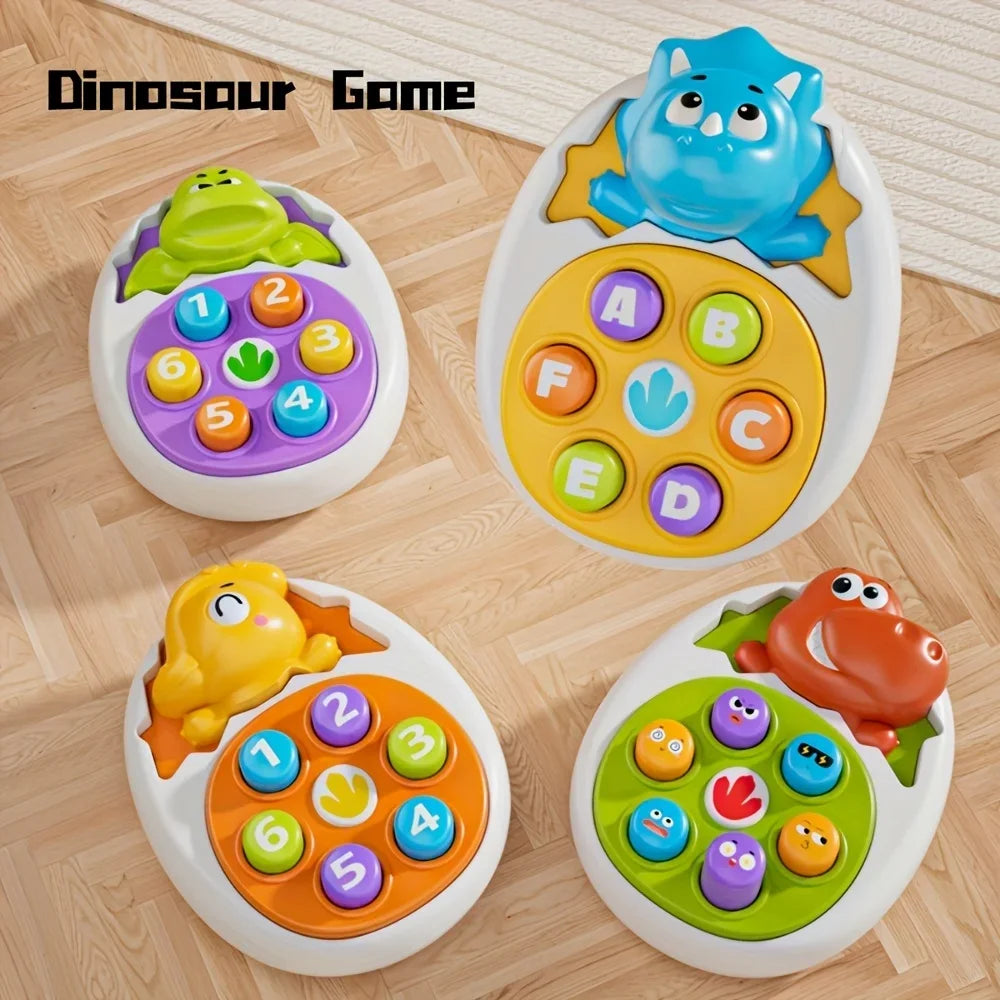 Dinosaur Press Tap Enlightenment Toy Interactive Learning Vibrant