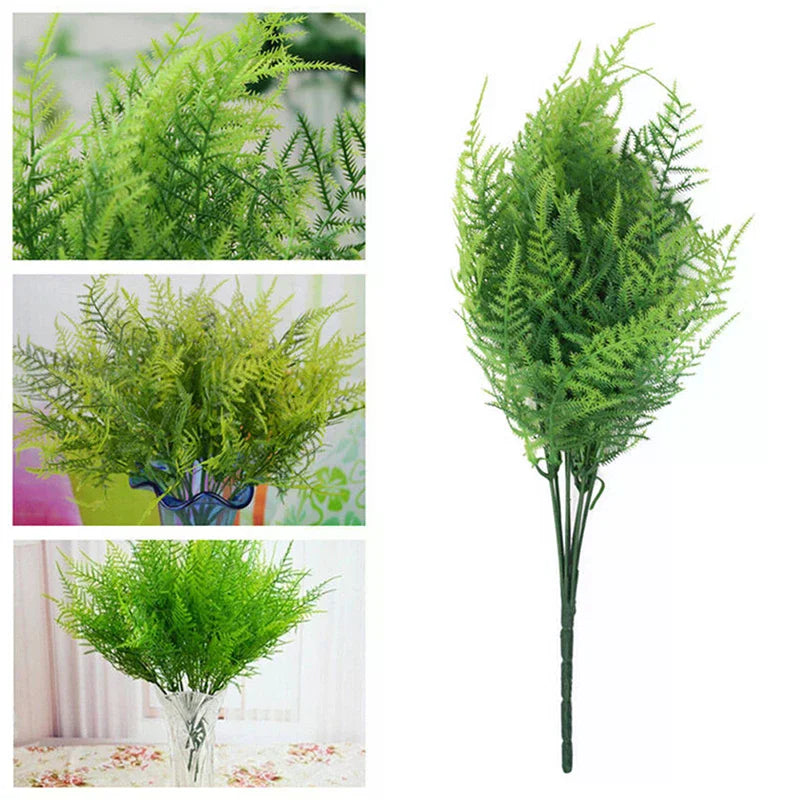 Home Floral Accessories 7 Branches Artificial Asparagus Fern Grass Zpaxo